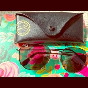 Ray Ban Hexagonal Flat Lenses polarized